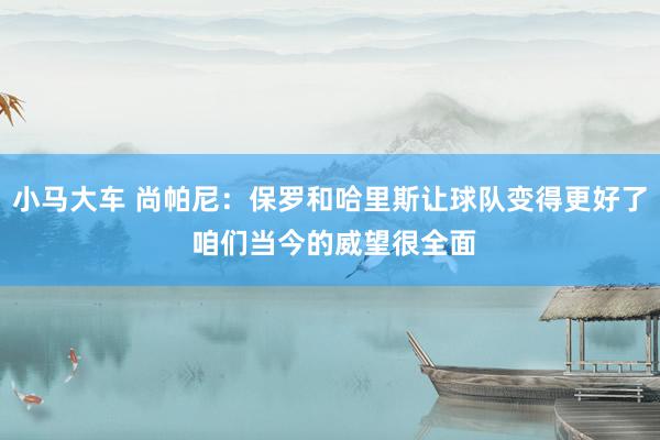 小马大车 尚帕尼：保罗和哈里斯让球队变得更好了 咱们当今的威望很全面