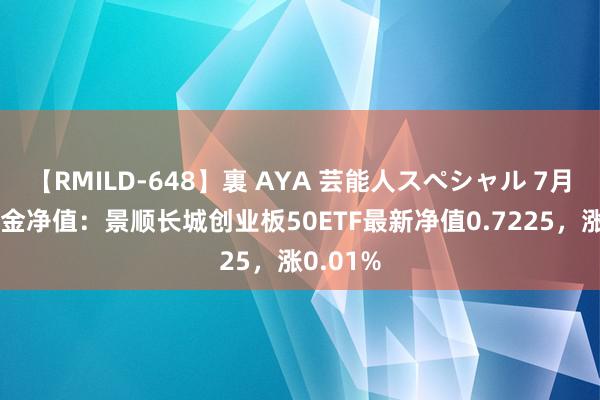 【RMILD-648】裏 AYA 芸能人スペシャル 7月22日基金净值：景顺长城创业板50ETF最新净值0.7225，涨0.01%