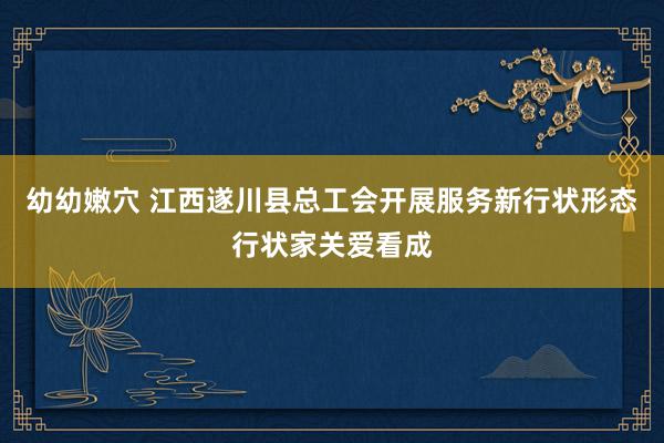 幼幼嫩穴 江西遂川县总工会开展服务新行状形态行状家关爱看成