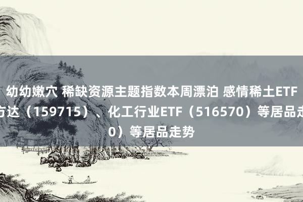 幼幼嫩穴 稀缺资源主题指数本周漂泊 感情稀土ETF易方达（159715）、化工行业ETF（516570）等居品走势