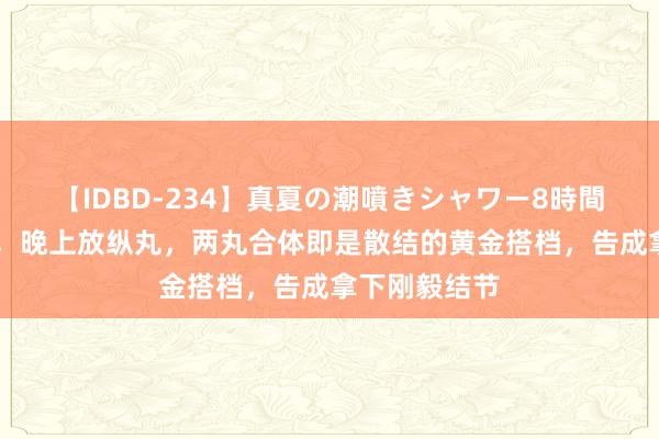 【IDBD-234】真夏の潮噴きシャワー8時間 早上小金丸，晚上放纵丸，两丸合体即是散结的黄金搭档，告成拿下刚毅结节