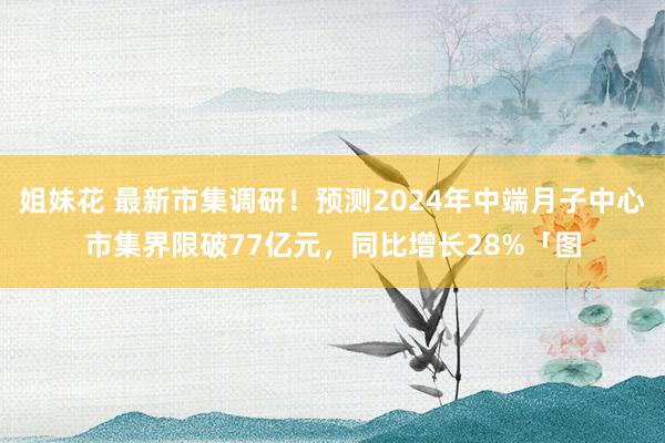 姐妹花 最新市集调研！预测2024年中端月子中心市集界限破77亿元，同比增长28%「图