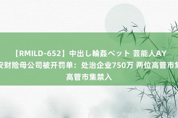 【RMILD-652】中出し輪姦ペット 芸能人AYA 天安财险母公司被开罚单：处治企业750万 两位高管市集禁入