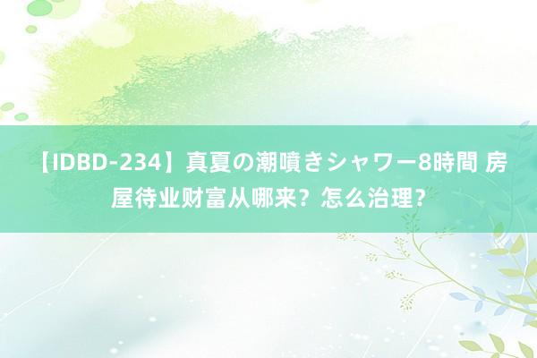 【IDBD-234】真夏の潮噴きシャワー8時間 房屋待业财富从哪来？怎么治理？